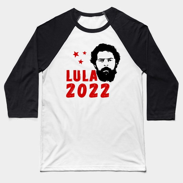 Lula 2022 Baseball T-Shirt by Amescla